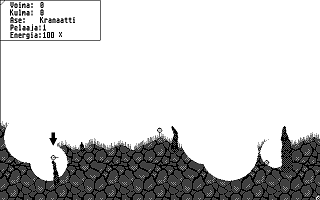 Pommitus atari screenshot